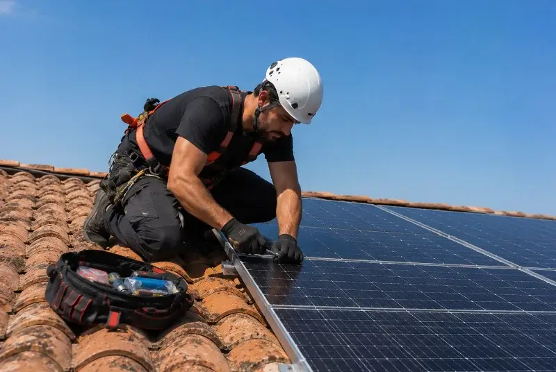 Maintenance et monitoring de panneaux solaires à Lullin